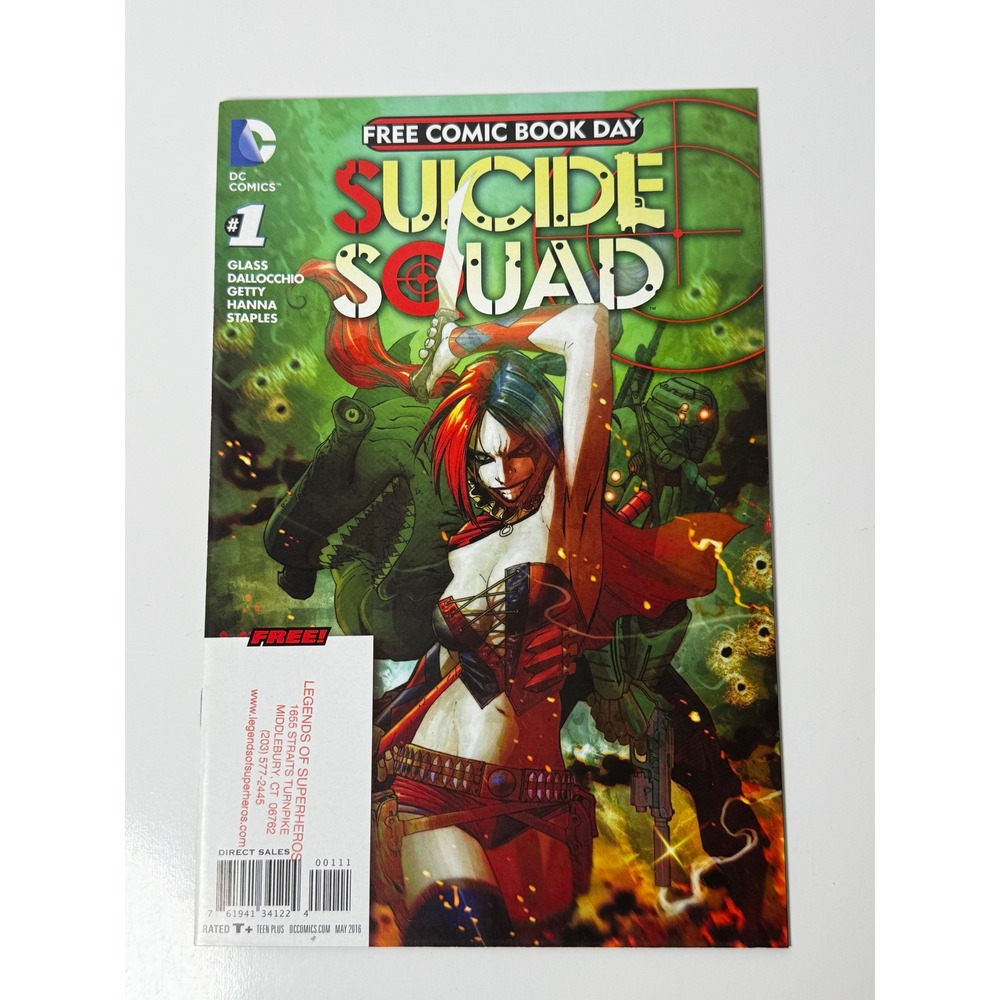 DC Comics Suicide Squad 1 Free Comic Book Day FCBD 2016 Harley Quinn Cover Art